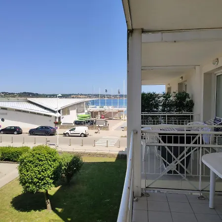 Superbe Appartement Avec Piscine Sauna Et Petite Vue Mer Plougonvelin Exterior photo